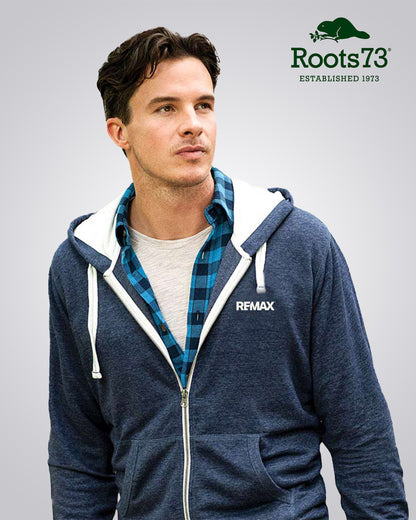 Roots 73 Men's Sandylake  Knit Full Zip Hoody - REMAX Brand Refresh