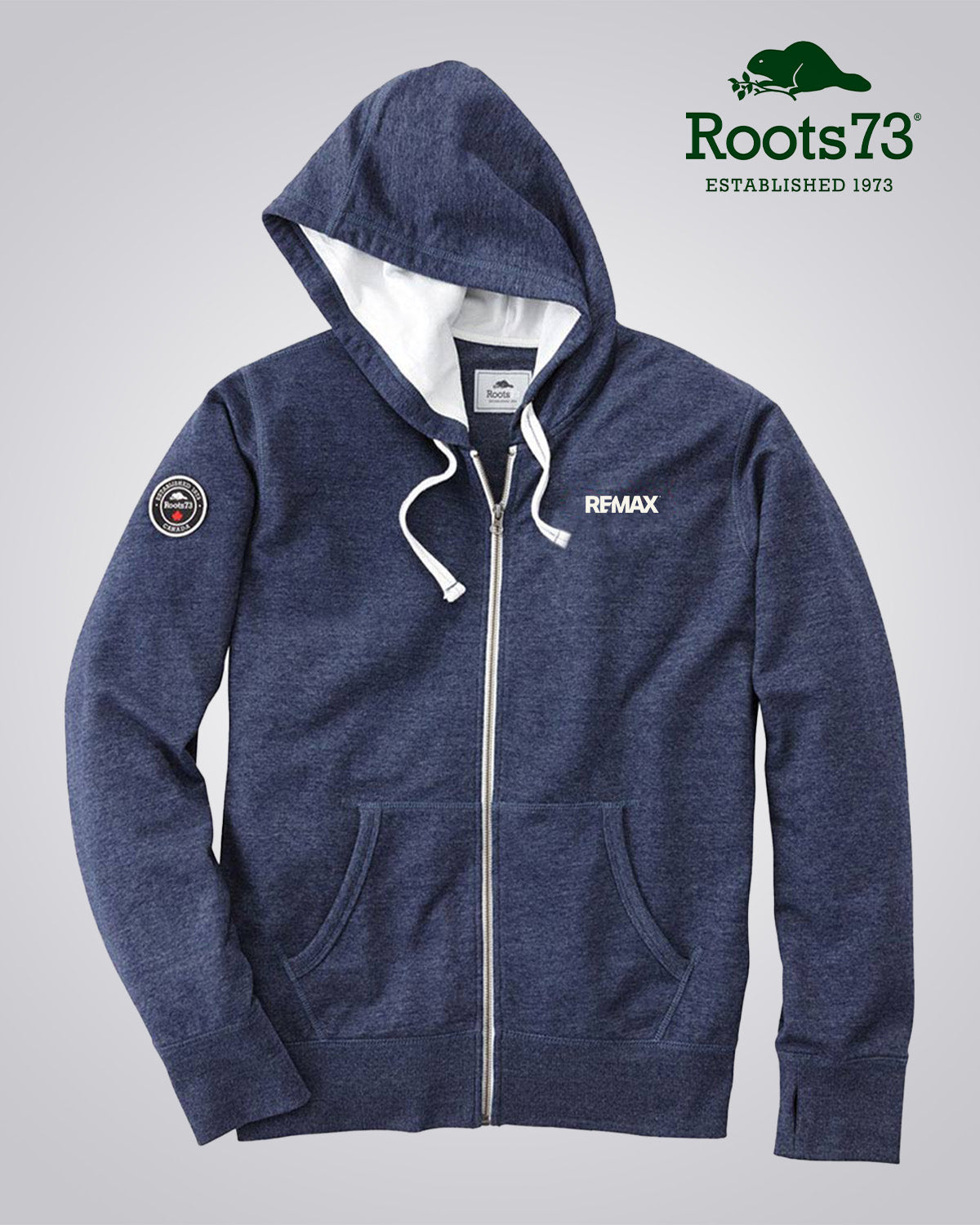 Roots 73 Men's Sandylake  Knit Full Zip Hoody - REMAX Brand Refresh