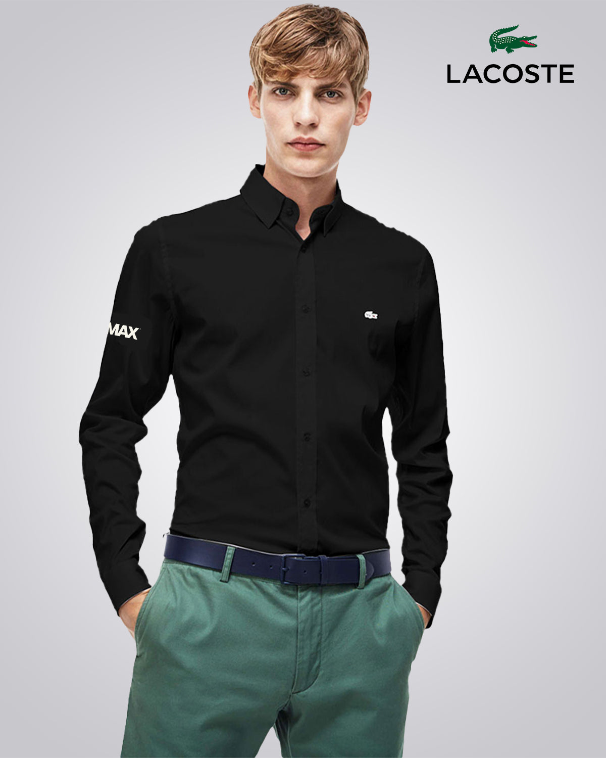 Lacoste Men's Poplin Stretch Woven Shirt - REMAX Brand Refresh