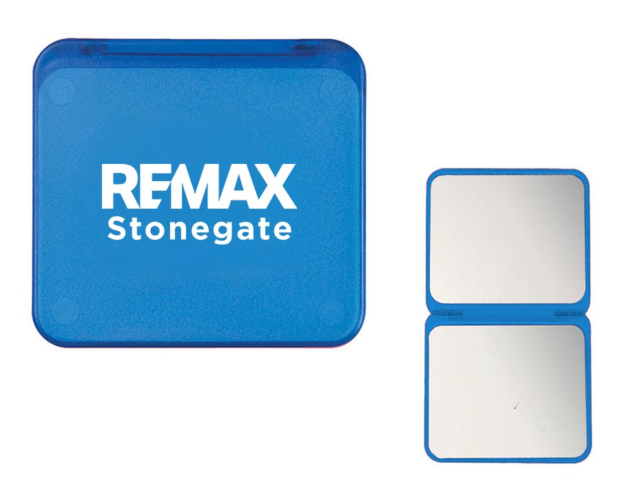 Blue box with 'REMAX Stonegate' branding on a white background