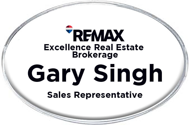 Large Oval Name Badge - Brand Refresh - Full Color Logo