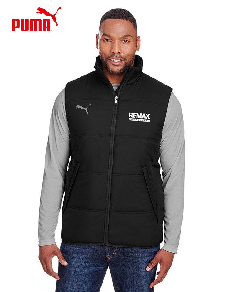 Puma Sport Adult Essential Padded Vest - REMAX Commercial - Brand Refresh - One Color Logo - Print