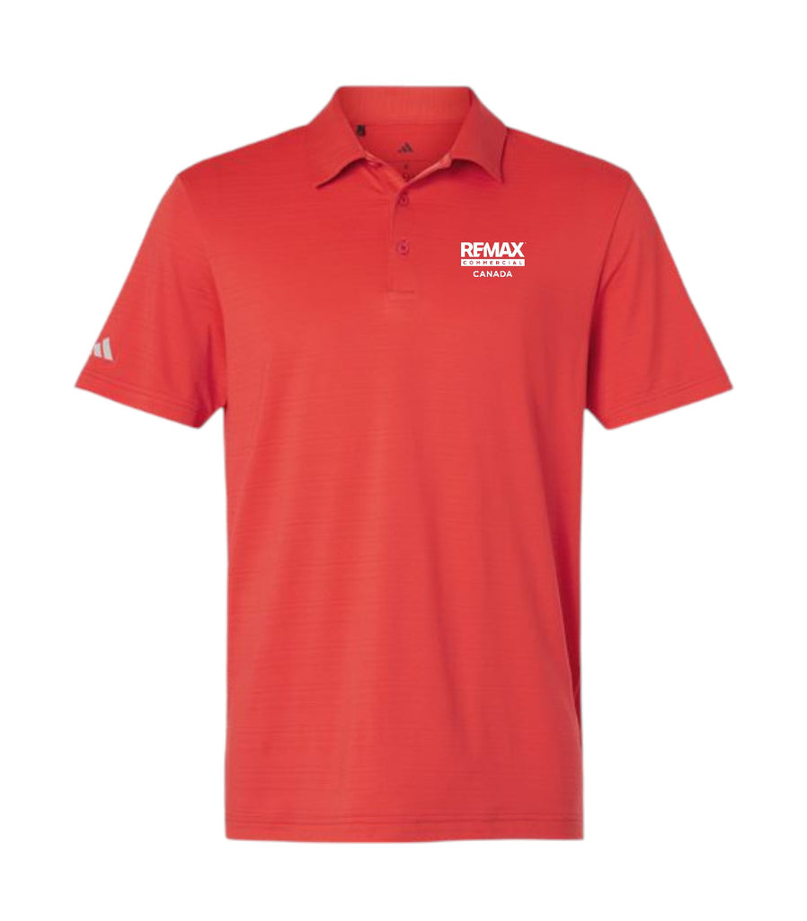 A red short-sleeve polo shirt with a white REMAX REPAIRS logo on the left chest and a white logo on the right sleeve, shown on a plain white background.