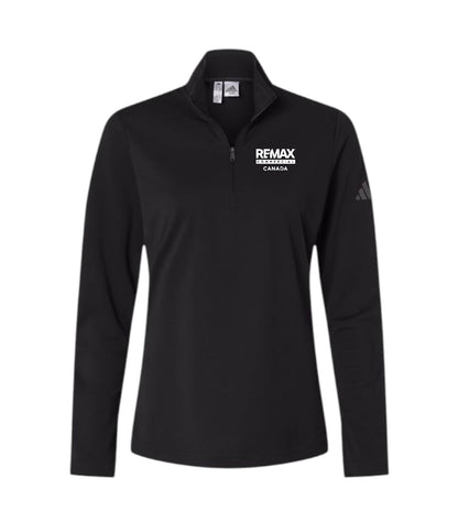 Adidas Women's Lightweight Quarter-Zip Pullover - Embroidered