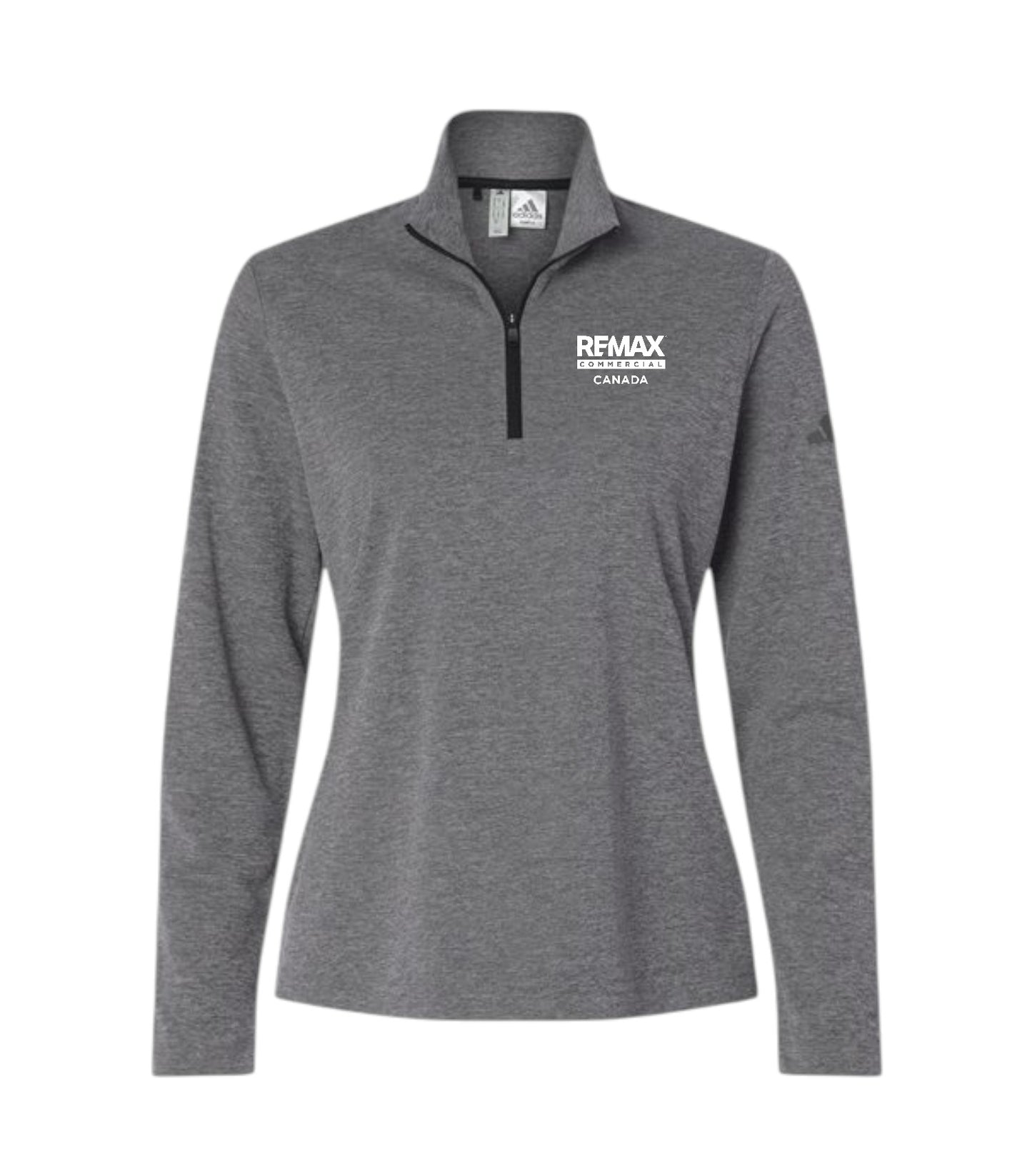 Adidas Women's Lightweight Quarter-Zip Pullover - Embroidered