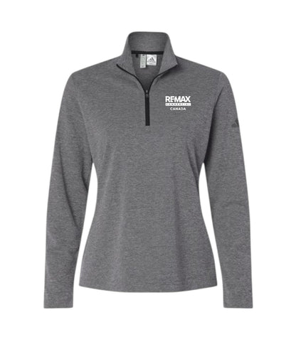 Adidas Women's Lightweight Quarter-Zip Pullover - Embroidered