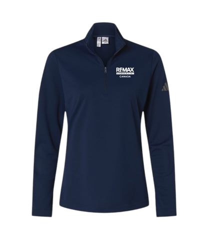 Adidas Women's Lightweight Quarter-Zip Pullover - Embroidered