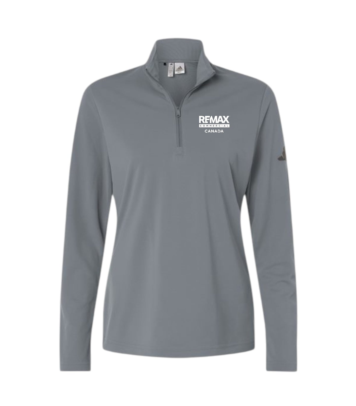 Adidas Women's Lightweight Quarter-Zip Pullover - Embroidered