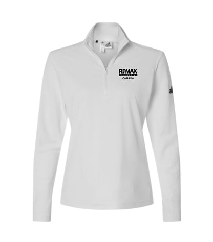 Adidas Women's Lightweight Quarter-Zip Pullover - Embroidered