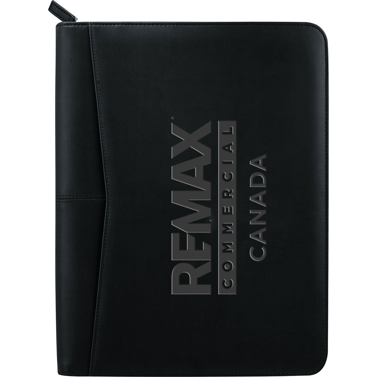 Zippered Black Padfolio