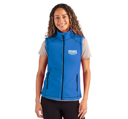 Clique Powder Recycled Fleece Womens Full Zip Vest - Embroidered