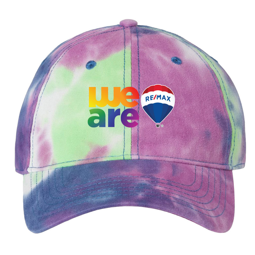 Tie-Dyed Dad Cap - We Are RE/MAX Pride