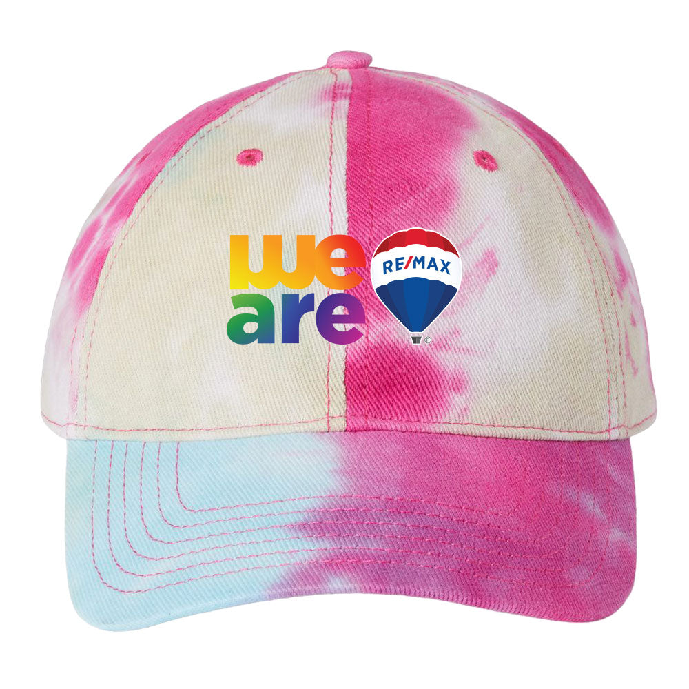 Tie-Dyed Dad Cap - We Are RE/MAX Pride