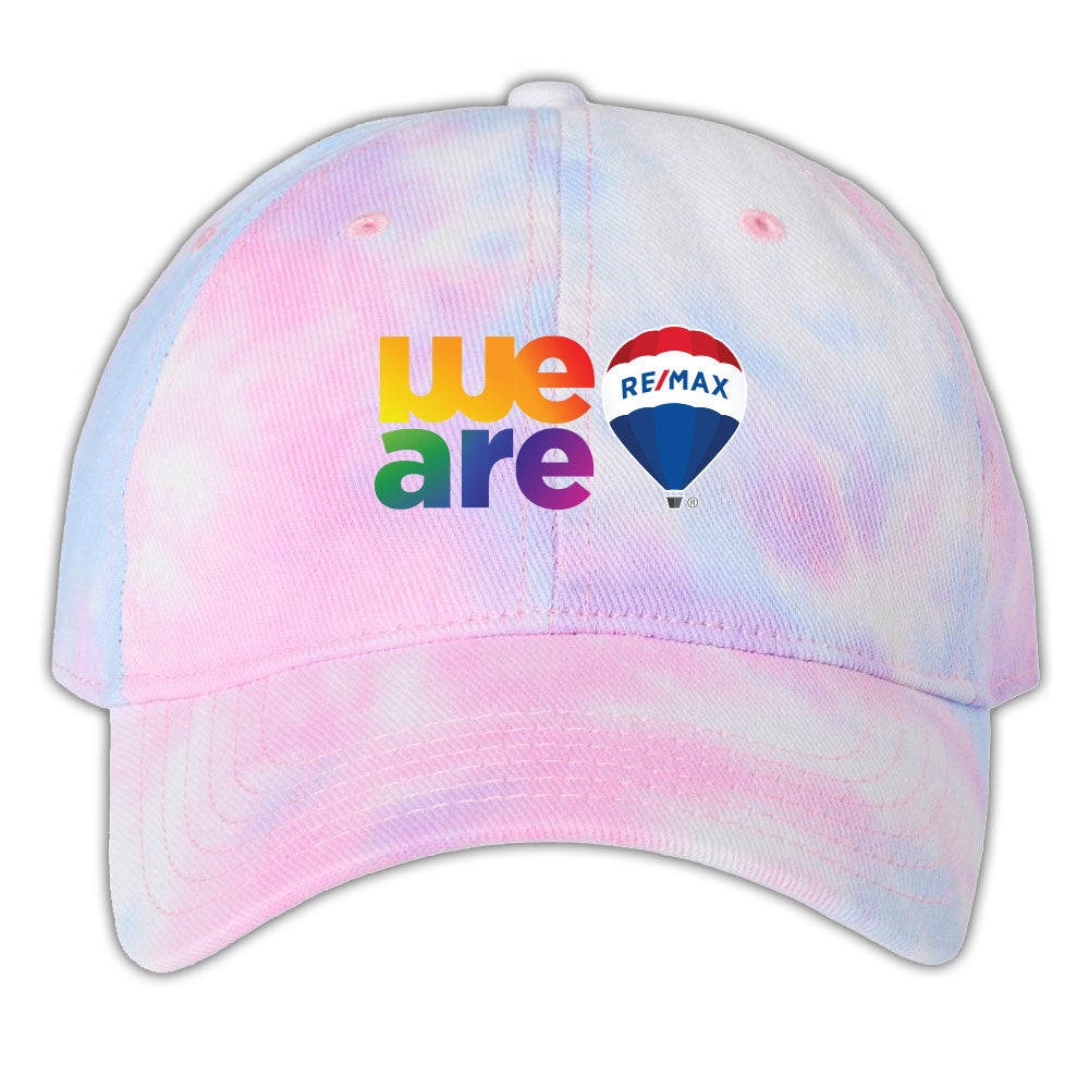 Tie-Dyed Dad Cap - We Are RE/MAX Pride