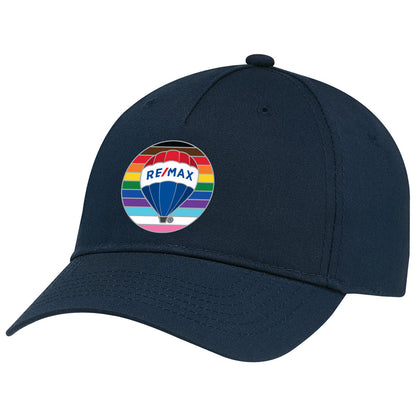 Polycotton 5 Panel Constructed Full-Fit Cap - RE/MAX PRIDE