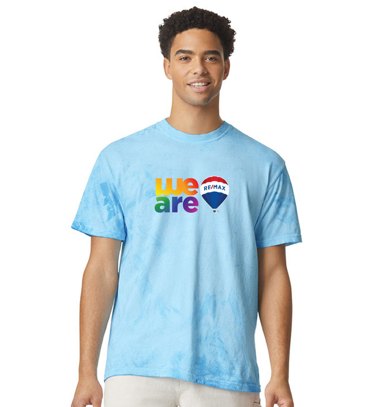 Adult Heavyweight Colour Blast T-Shirt - We Are RE/MAX Pride