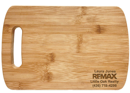 Brand Refresh Bamboo Cutting Board- Small (12″ X 8″) - Personalized [Minimum Order: 50 Pcs]