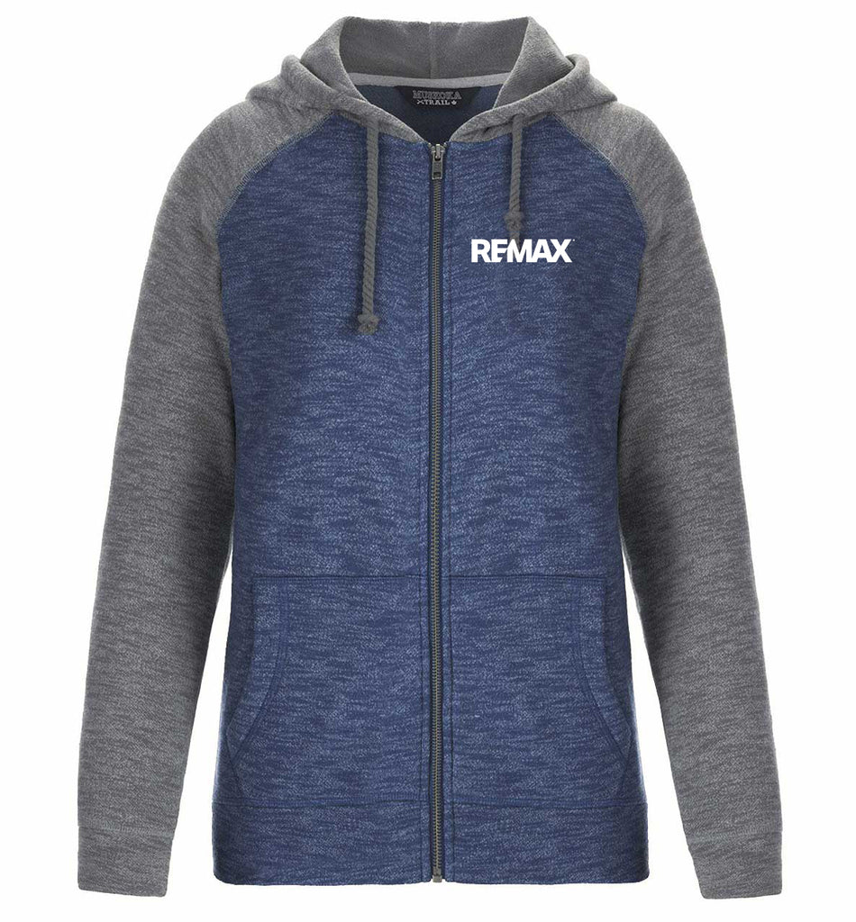 Brand Refresh Ladies' Full Zip Hoodie - Navy