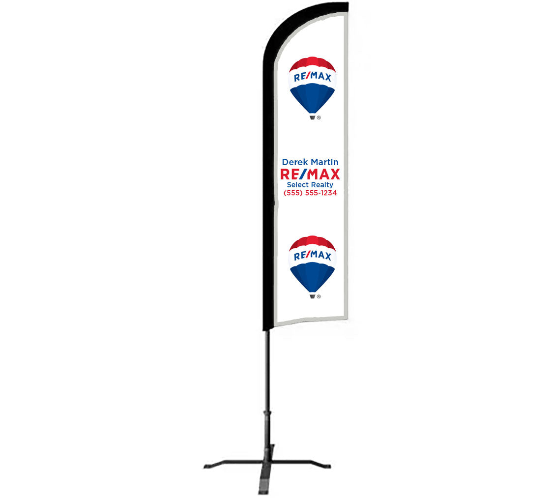 8' Feather Flag - Personalized – Ideas Unlimited Promotions - RE/MAX ...