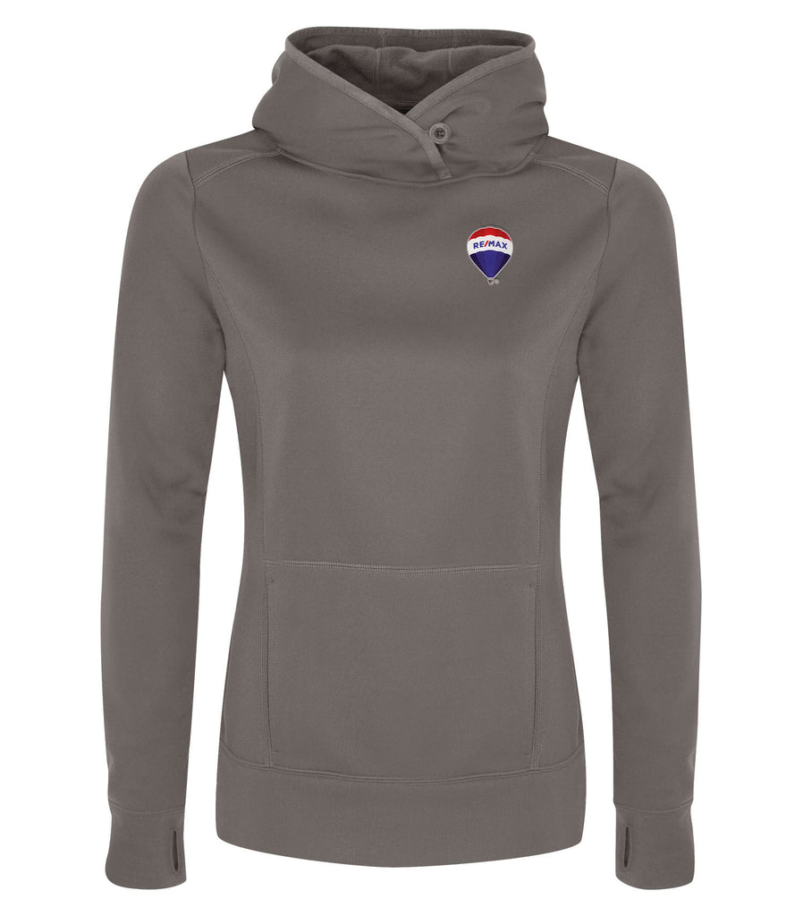 Ladies' Fleece Hooded Sweatshirt - Patch