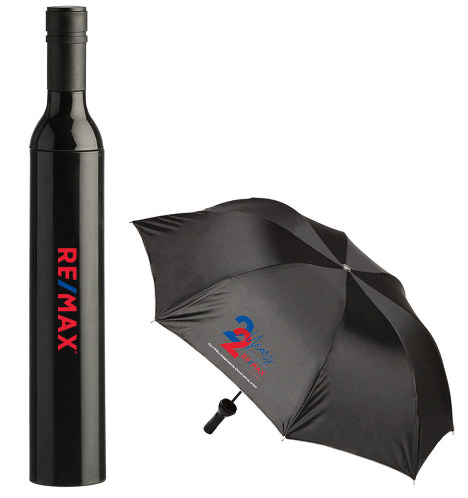 Parisian Bottle Umbrella - Personalized