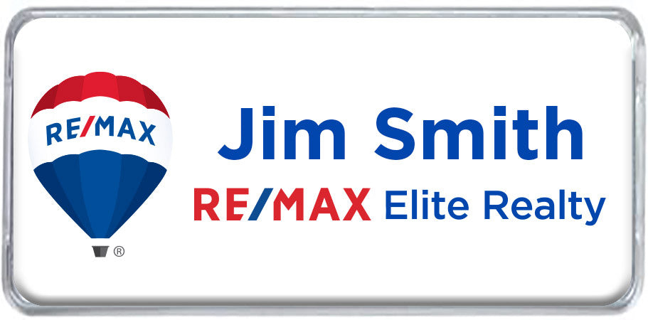 Rectangle Name Badge