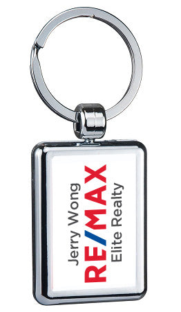 Two Sided Budget Chrome Plated Domed Keytag - Personalized – Ideas ...